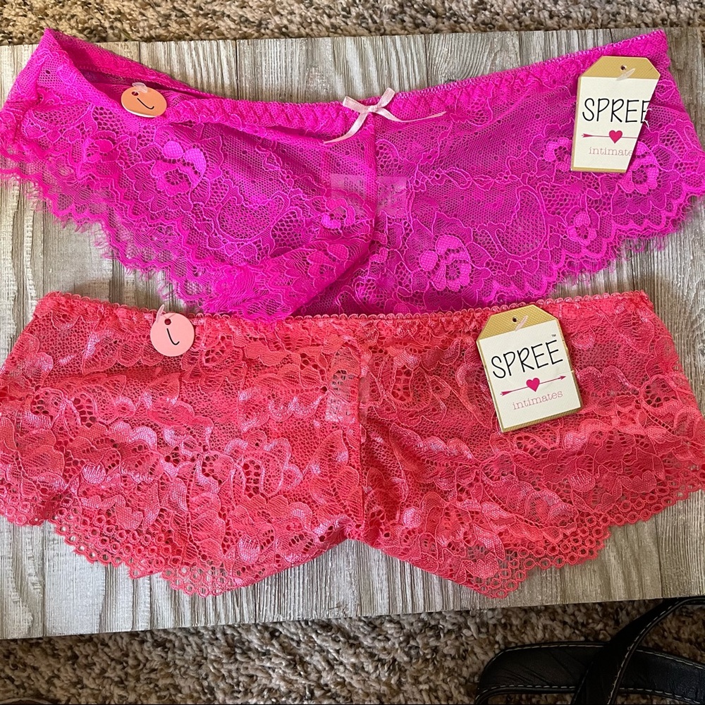285.  Spree Intimates panties. NWT. 2 pair Size Large - Picture 12 of 12